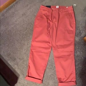 Gap pink khakis